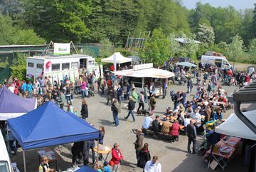Weidefest am Turmhof in Rösrath. Der BUND ist jedes Jahr mit mehreren Kreisgruppen dabei.