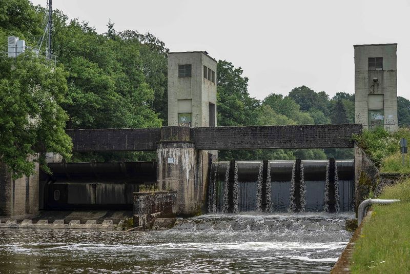 Abbildung des Wasserkraftwerks Ehrenshoven